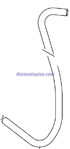 Evinrude Johnson OMC 5034993 - Fuel Hose (l)