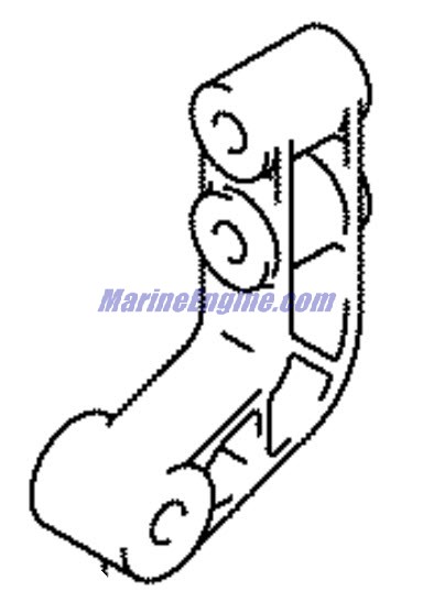 Evinrude Johnson OMC 5035000 - Bracket, Vapor Sep