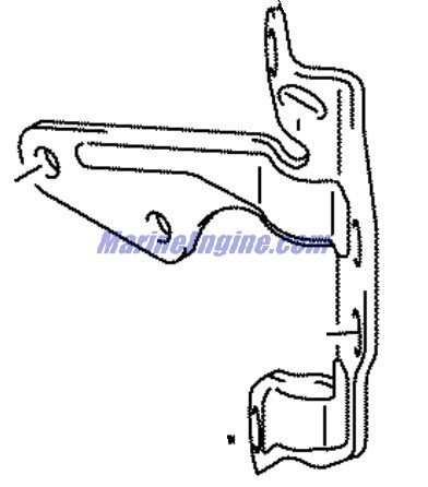 Evinrude Johnson OMC 5035002 - Fuel Filter Bracket