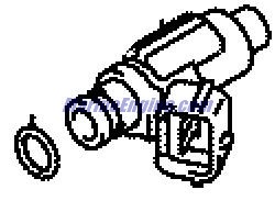 Evinrude Johnson OMC 5035010 - Fuel Injector Assembly