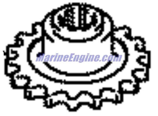 Evinrude Johnson OMC 5035018 - Oil Pump Sprocket