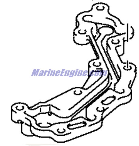 Evinrude Johnson OMC 5035020 - Cov Comp, Oil Gall
