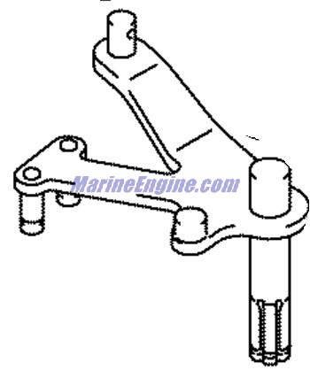 Evinrude Johnson OMC 5035064 - Clutch Lever Comp