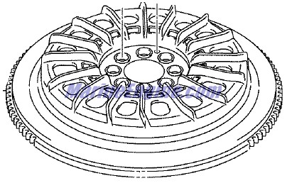 Evinrude Johnson OMC 5035088 - Flywheel, V6 4STK