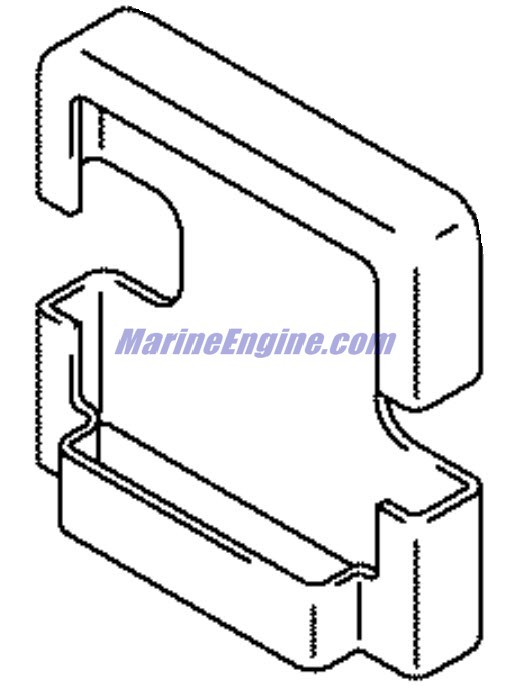 Evinrude Johnson OMC 5035098 - Cusion, Engine Cont