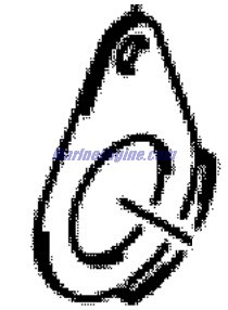 Evinrude Johnson OMC 5035119 - Washer, Clp Bracket Sft