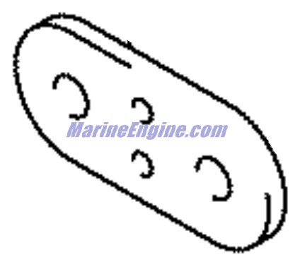 Evinrude Johnson OMC 5035141 - Upper Mount Plate