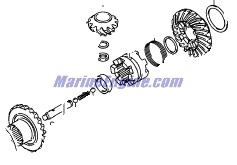 Evinrude Johnson OMC 5035158 - Pinion/Gear Set