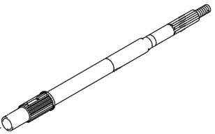 Evinrude Johnson OMC 5035160 - Propeller Shaft