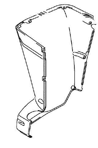Evinrude Johnson OMC 5035167 - Oil Pan Cover