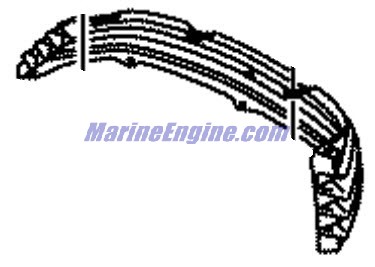 Evinrude Johnson OMC 5035176 - Louver, Tilt Handle
