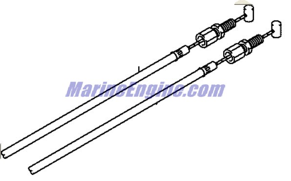 Evinrude Johnson OMC 5035203 - Throttle Cable