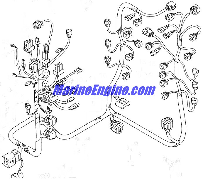 Evinrude Johnson OMC 5035521 - Wiring Harness Assembly