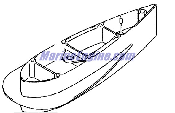 Evinrude Johnson OMC 5035522 - Gearcase Extension