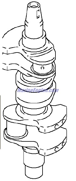 Evinrude Johnson OMC 5035616 - CrankShaft