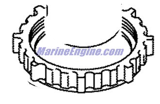 Evinrude Johnson OMC 5035697 - Nut, Filter