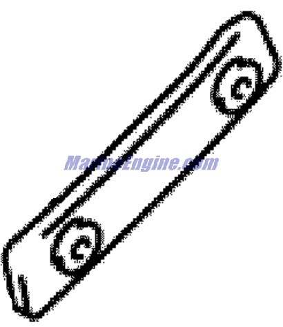 Evinrude Johnson OMC 5035711 - Bracket, Clamp - Port