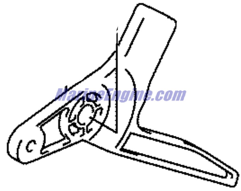 Evinrude Johnson OMC 5035783 - Throttle Cam