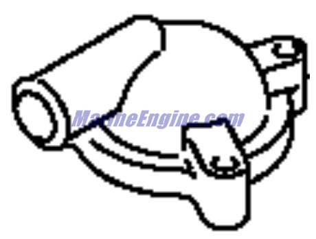 Evinrude Johnson OMC 5035800 - Thermostat Cover