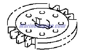 Evinrude Johnson OMC 5035955 - Oil Pump Drive Gear
