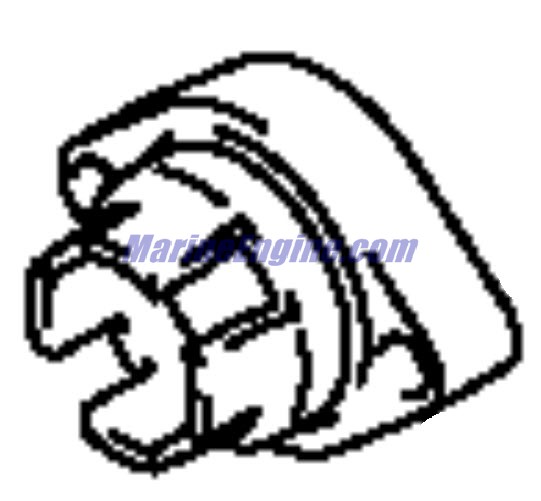 Evinrude Johnson OMC 5035956 - Water Pressure Valve Cover