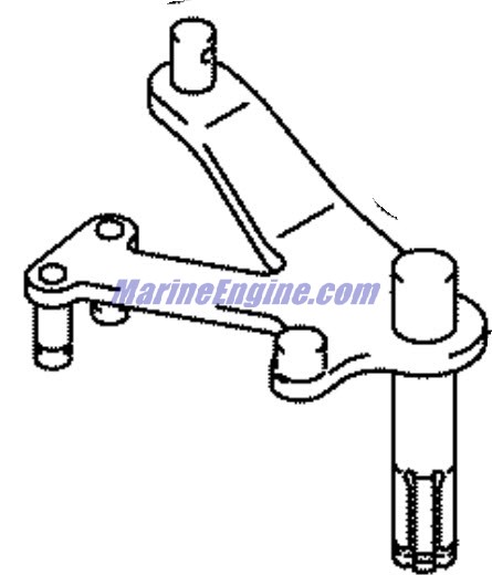 Evinrude Johnson OMC 5035957 - Clutch Lever Assembly