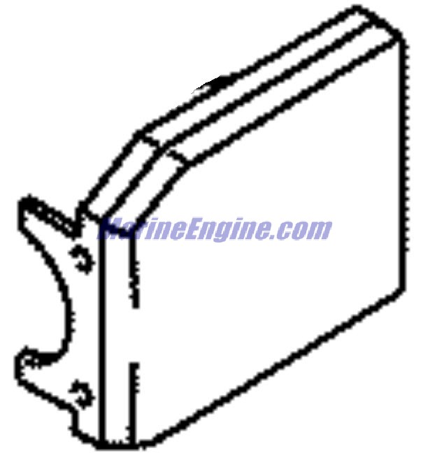 Evinrude Johnson OMC 5035978 - Cap, Lower Mount Cov