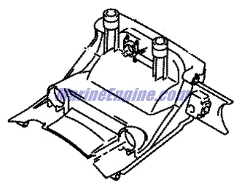 Evinrude Johnson OMC 5036047 - Front Panel- White