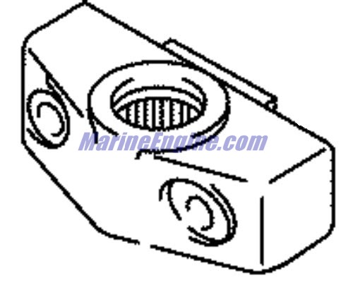 Evinrude Johnson OMC 5036050 - Bracket, Lower Mount - Black