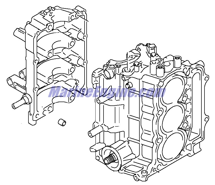 Evinrude Johnson OMC 5036064 - Cylinder Block