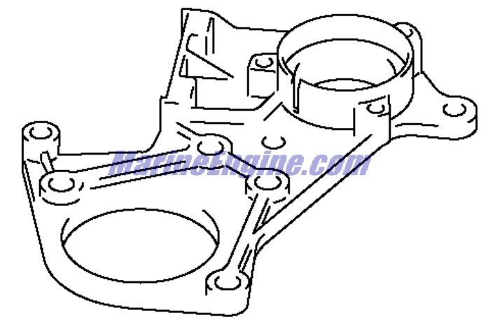 Evinrude Johnson OMC 5036065 - Upper Oil Seal Housing