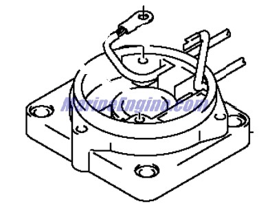 Evinrude Johnson OMC 5036070 - Brush Holder Assembly