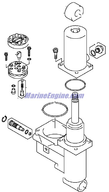 Evinrude Johnson OMC 5036084 - Hydraulic Assembly