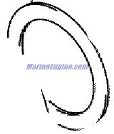 Evinrude Johnson OMC 5036124 - Shim 75X100X0.55