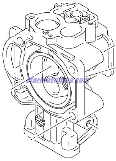 Evinrude Johnson OMC 5036167 - Cylinder Head Comp