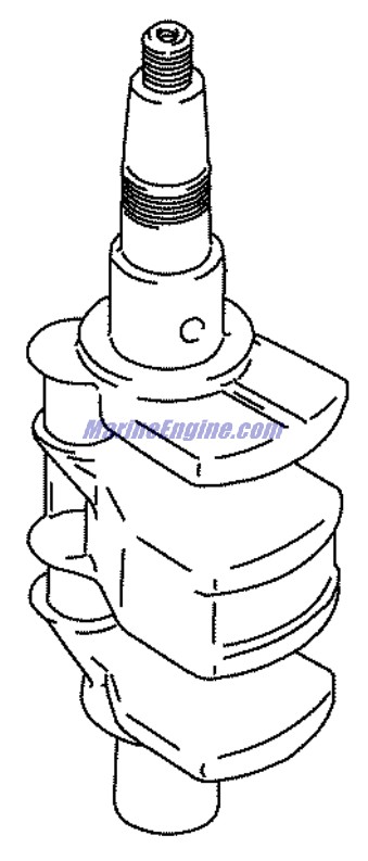 Evinrude Johnson OMC 5036177 - CrankShaft Comp