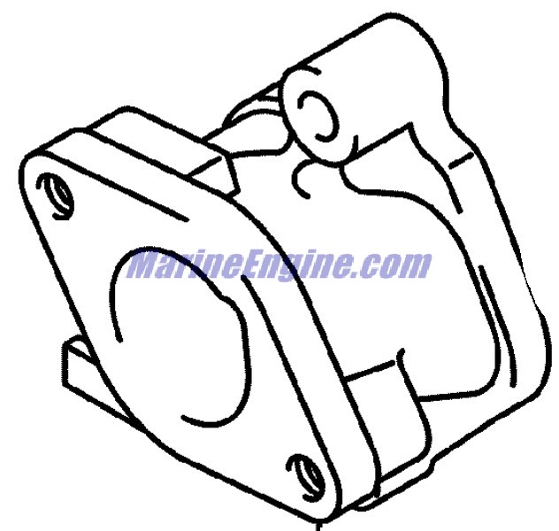 Evinrude Johnson OMC 5036185 - Manifold, Inlet