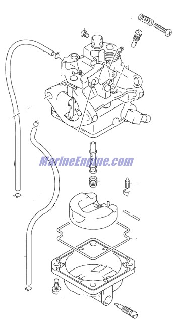 Evinrude Johnson OMC 5036191 - Carburetor Assembly
