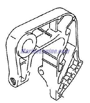 Evinrude Johnson OMC 5036287 - Bracket, Clamp Stbd