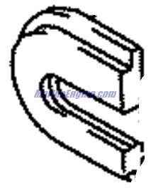 Evinrude Johnson OMC 5036313 - Seal, Upper Mnt Stbd