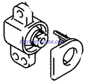 Evinrude Johnson OMC 5036314 - Upper Mount Assembly Stbd