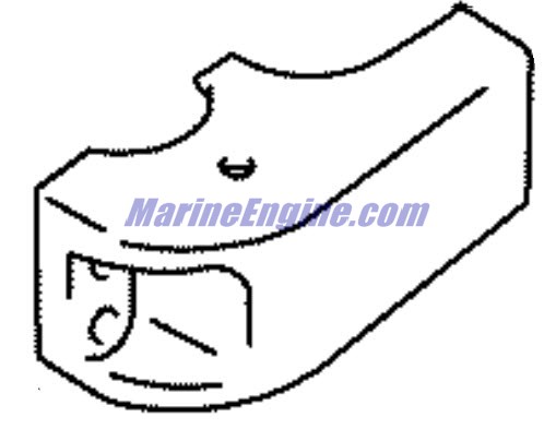 Evinrude Johnson OMC 5036459 - Lower Mount Cover Port