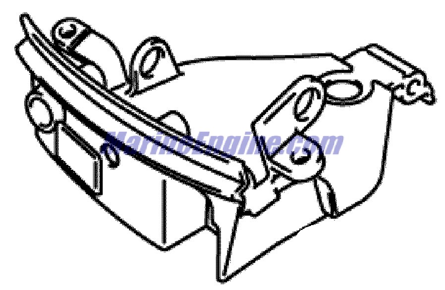 Evinrude Johnson OMC 5036466 - Instrument Panel Blu