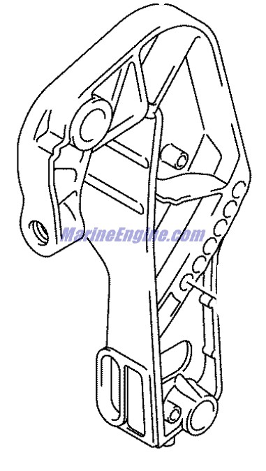 Evinrude Johnson OMC 5036484 - Bracket, Clamp Stbd
