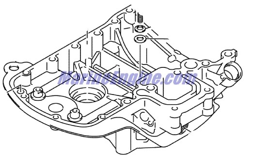 Evinrude Johnson OMC 5036610 - Holder Set, Engine