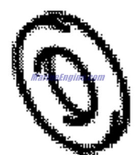 Evinrude Johnson OMC 5036612 - Washer, Upper Mount