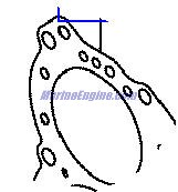Evinrude Johnson OMC 5036629 - Cylinder Head Gasket