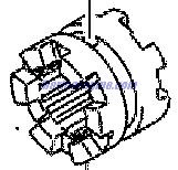 Evinrude Johnson OMC 5036661 - Shifter Clutch Dog