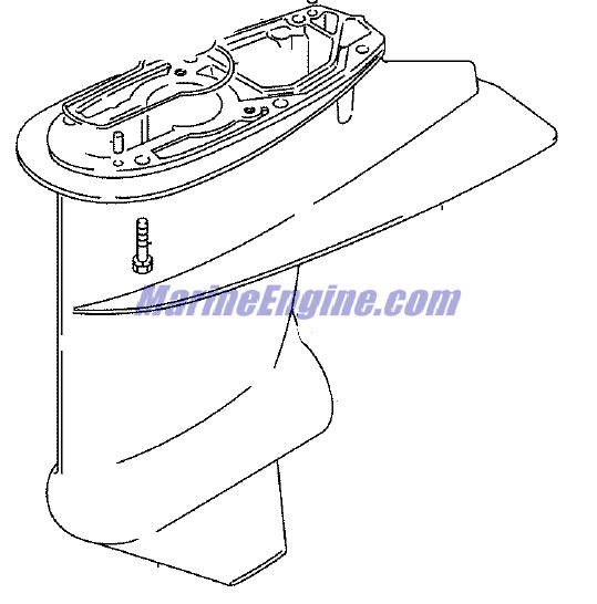 Evinrude Johnson OMC 5036711 - Gearcase Assembly