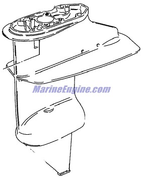 Evinrude Johnson OMC 5036761 - Gearcase & Bearing, Blu
